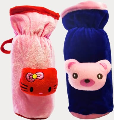 Velvet Feeding Bottle Cover - Combo Pack of 2 - view 1