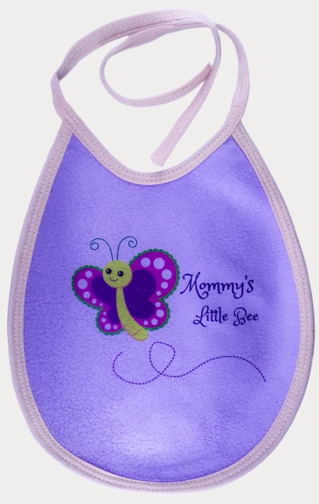 Cotton Knot Feeding Bib Apron - Double Layer Waterproof
