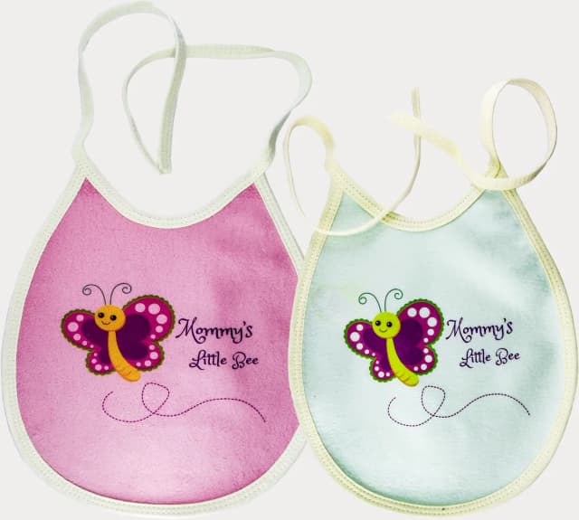 Waterproof Feeding Bibs for Baby - Set of 2