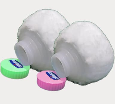 Baby Powder Puff with Container and Holder - Pista Green - view 2