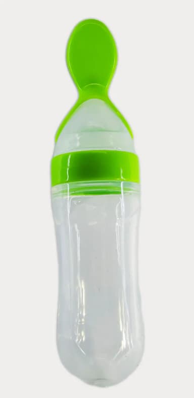 Baby Squeeze Feeding Spoon with Bottle - 90 ml - view 1