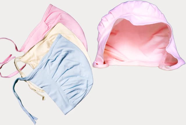 Soft Cotton Cap for Baby Girls and Boys - Pack of 3